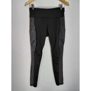 Lululemon Black Leggings Solid Knit Women Size 6